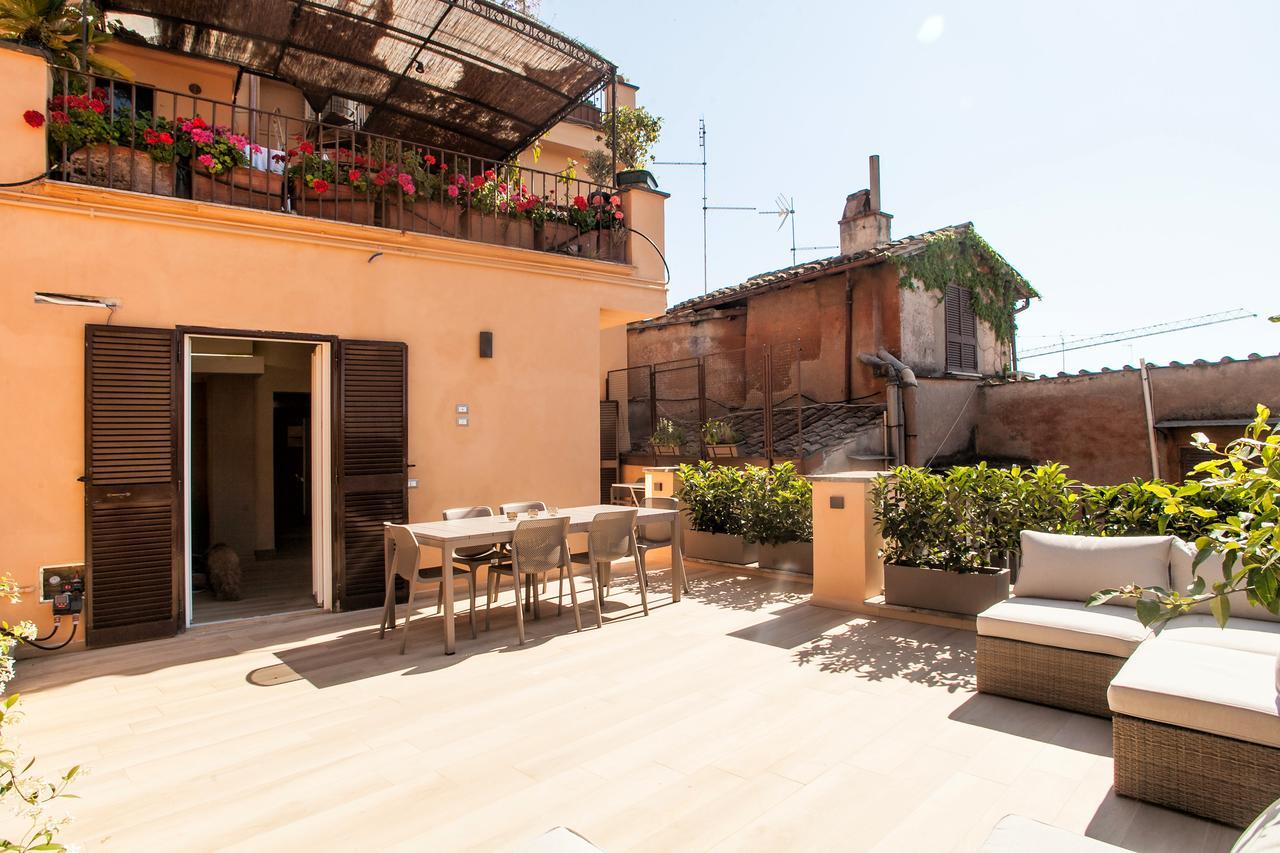 Spanish Steps Design Penthouse With Terrace Rome Exterior photo