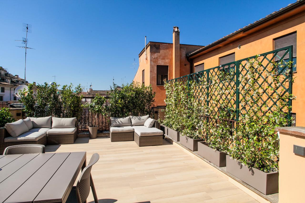 Spanish Steps Design Penthouse With Terrace Rome Exterior photo