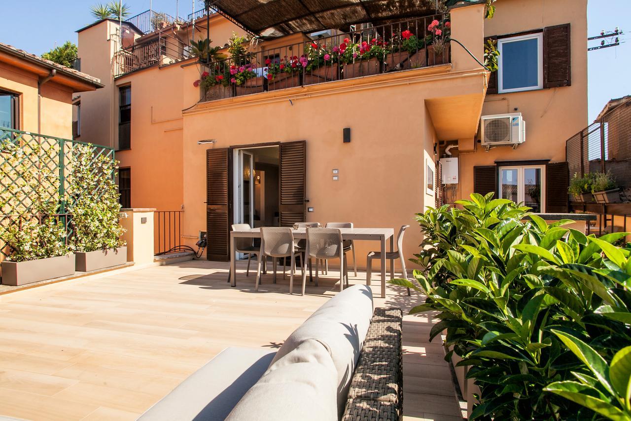 Spanish Steps Design Penthouse With Terrace Rome Exterior photo