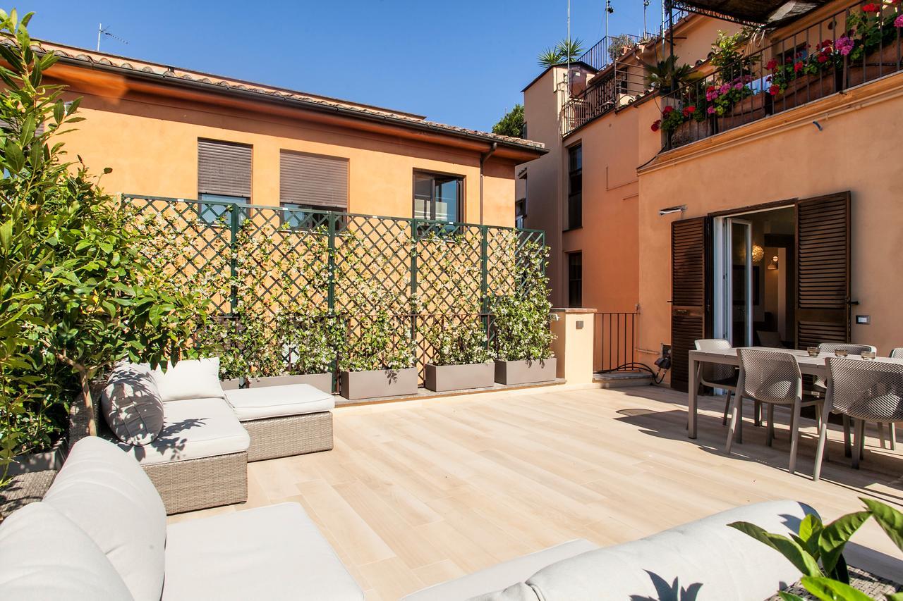 Spanish Steps Design Penthouse With Terrace Rome Exterior photo