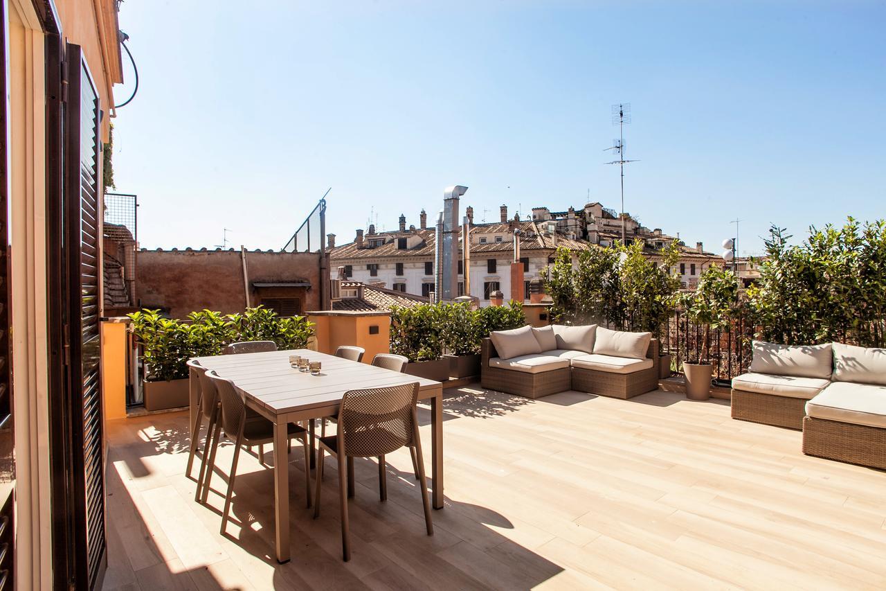 Spanish Steps Design Penthouse With Terrace Rome Exterior photo